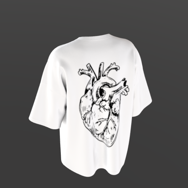 T-Shirt Cráneos Corazón